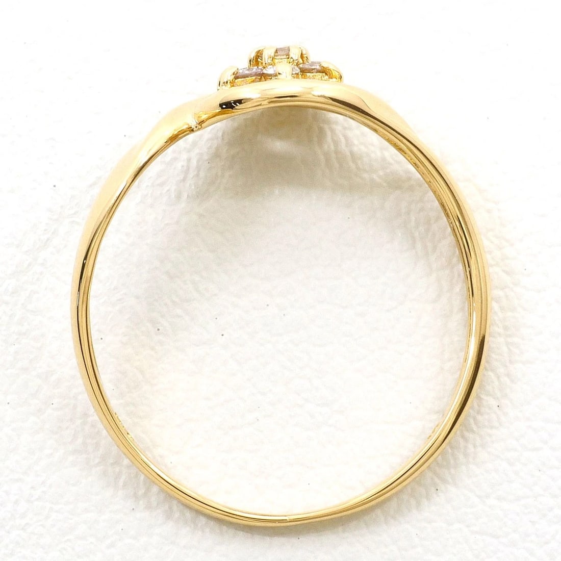 K18 GOLD RING DIAMOND - 2