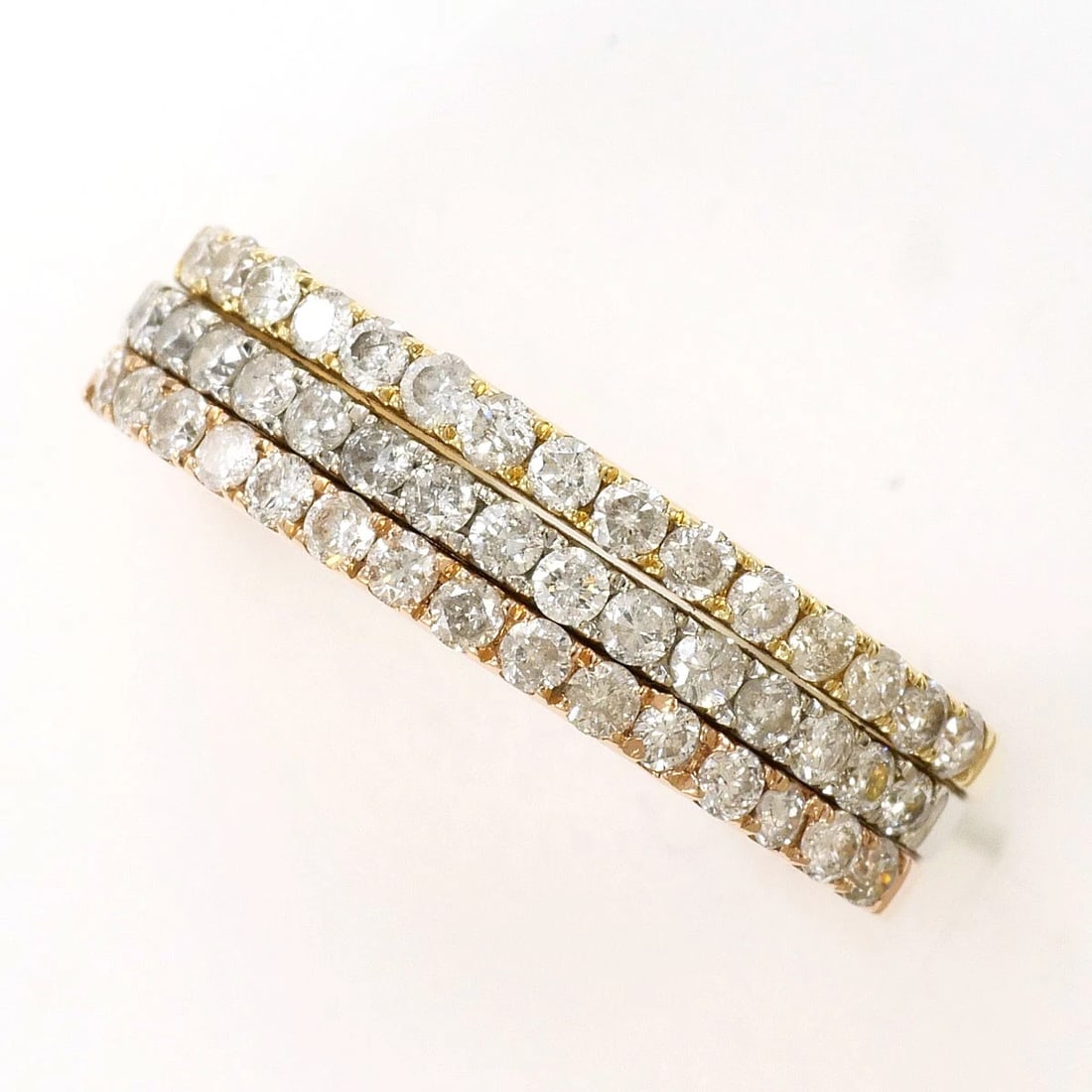 K14 GOLD RING DIAMOND: K14 Gold Ring Diamond Brand: No Brand Type/Style: Ring Material: K14 Gold, Main Stone Natural Color: None Size: US 7 Accessories: None Accessories Notice: When purchasing pre-owned goods, please