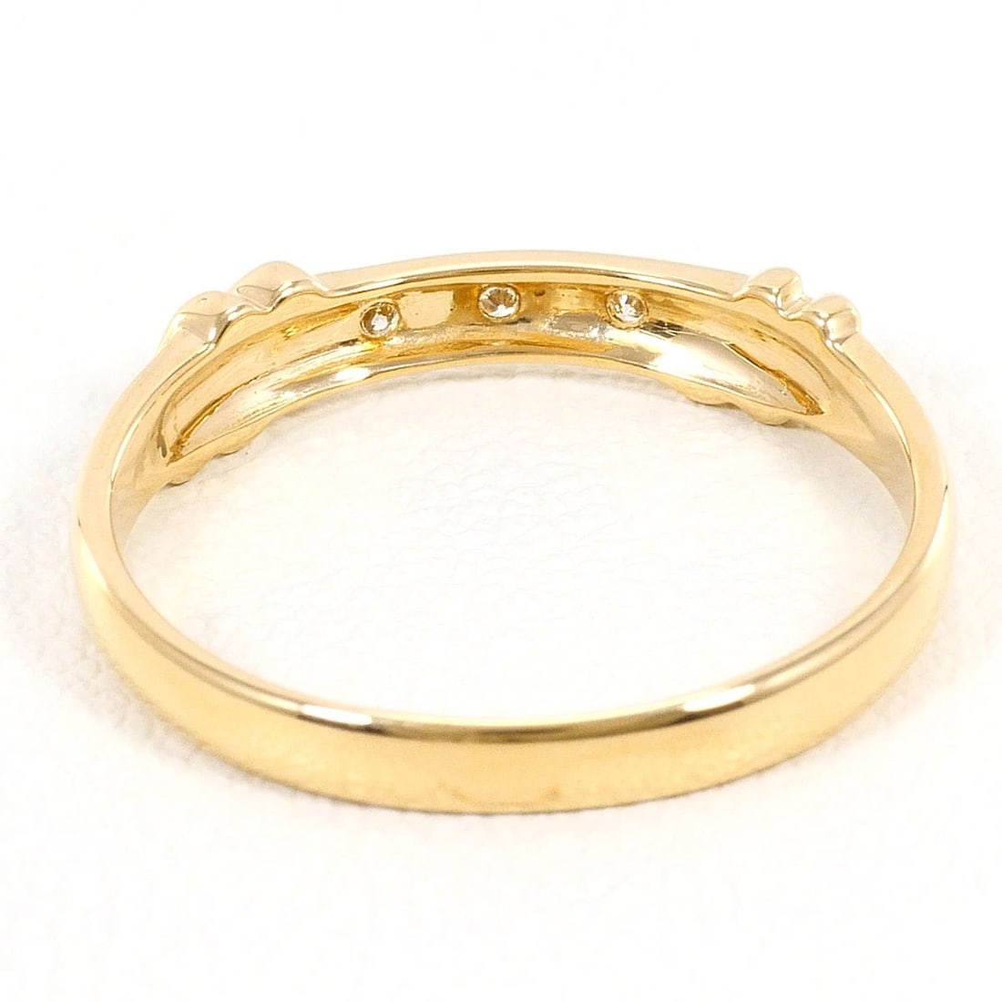 K18 GOLD RING DIAMOND - 3