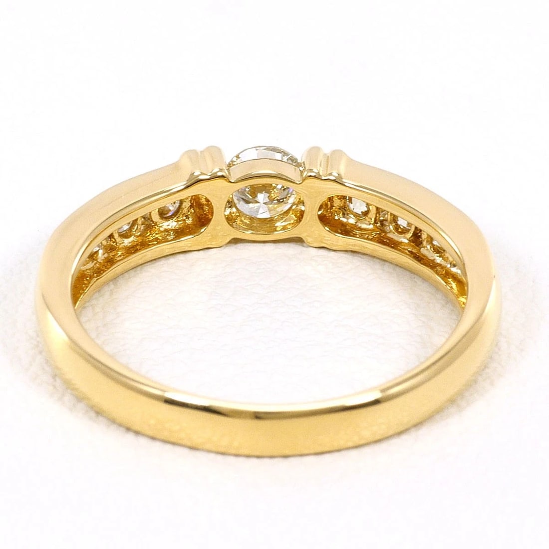 K18 GOLD RING DIAMOND - 3