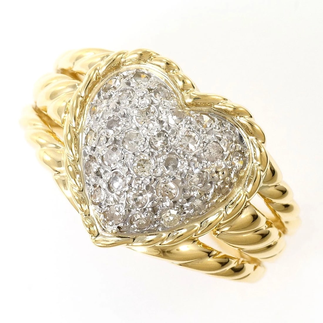 PT900 K18 RING DIAMOND: PT900 K18 Ring Diamond Brand: No Brand Type/Style: Ring Material: PT900, Main Stone Natural Color: None Size: US 7 Accessories: None Accessories Notice: When purchasing pre-owned goods, please refer