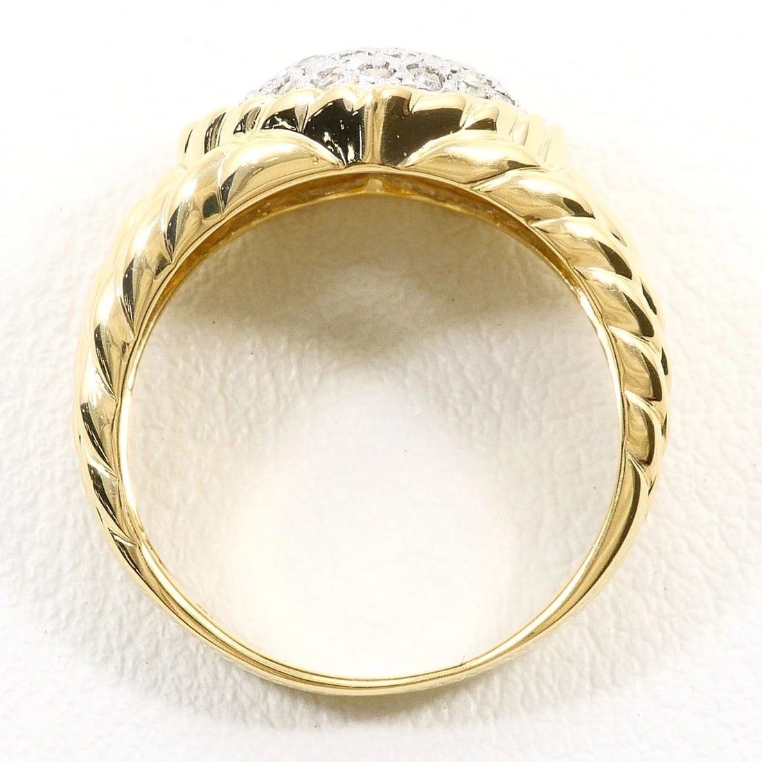 PT900 K18 RING DIAMOND - 3