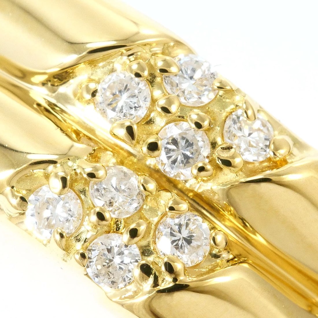 K18 GOLD RING DIAMOND - 2