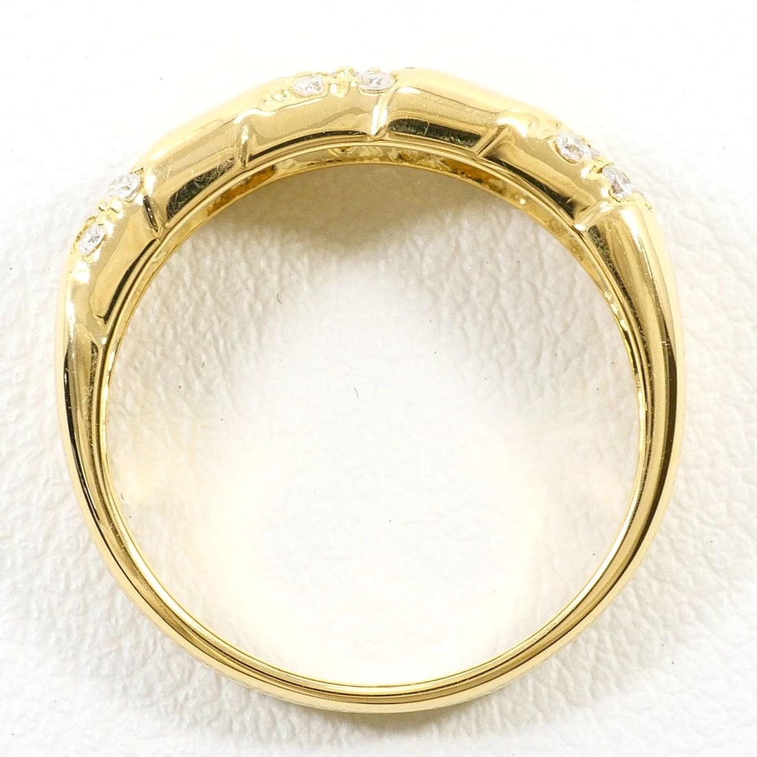 K18 GOLD RING DIAMOND - 3