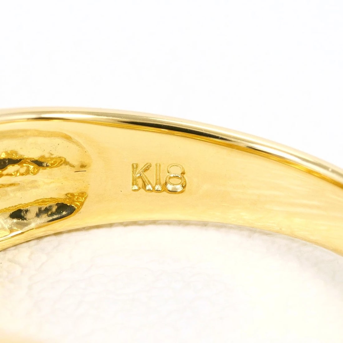 K18 GOLD RING DIAMOND - 5
