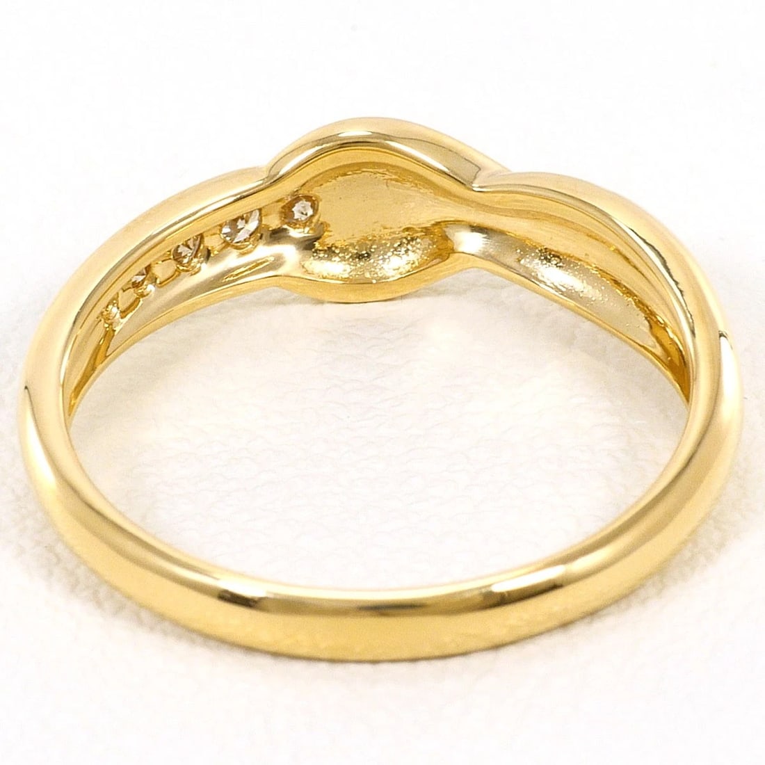 K18 GOLD RING DIAMOND - 3