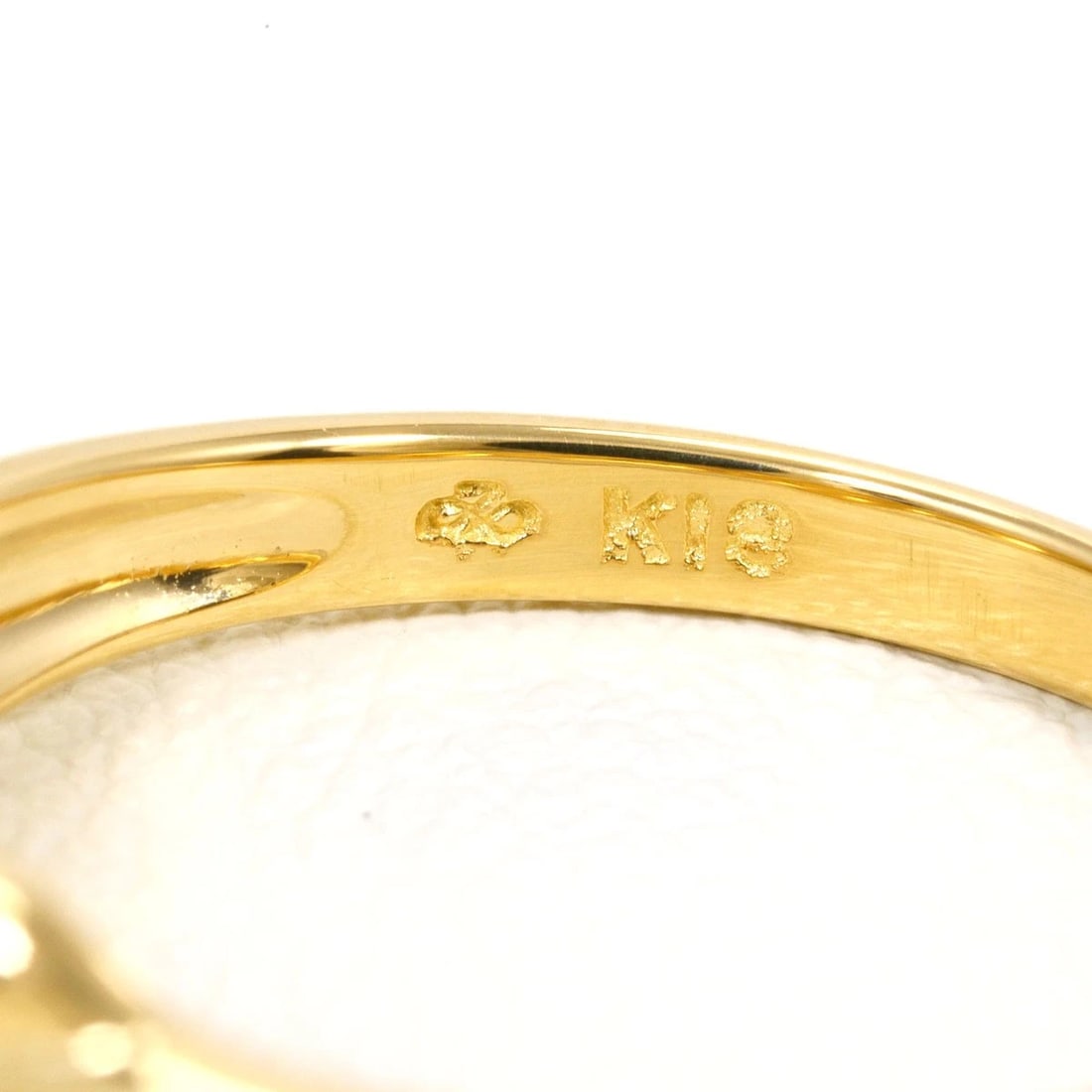 K18 GOLD RING DIAMOND - 4