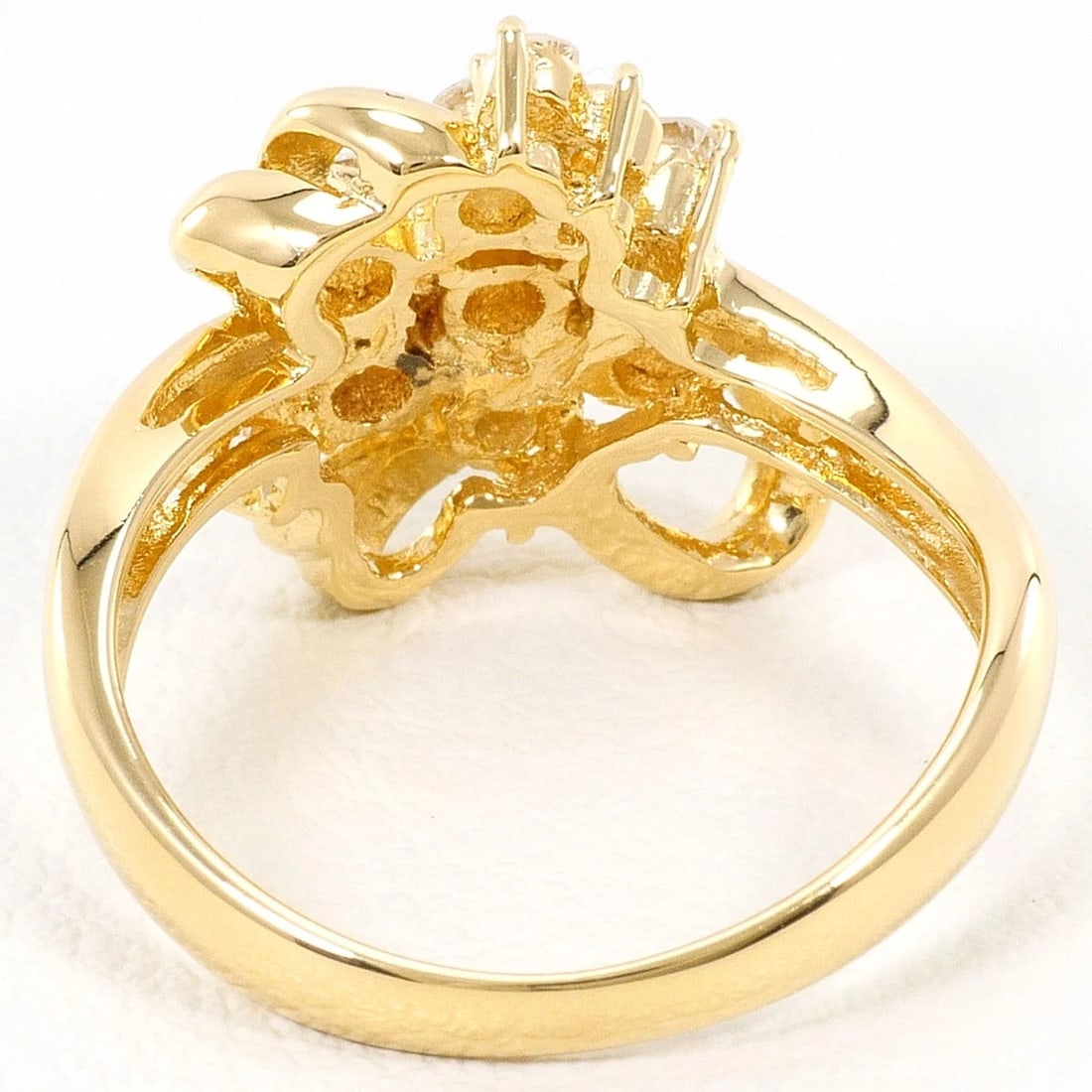 K18 GOLD RING DIAMOND - 4