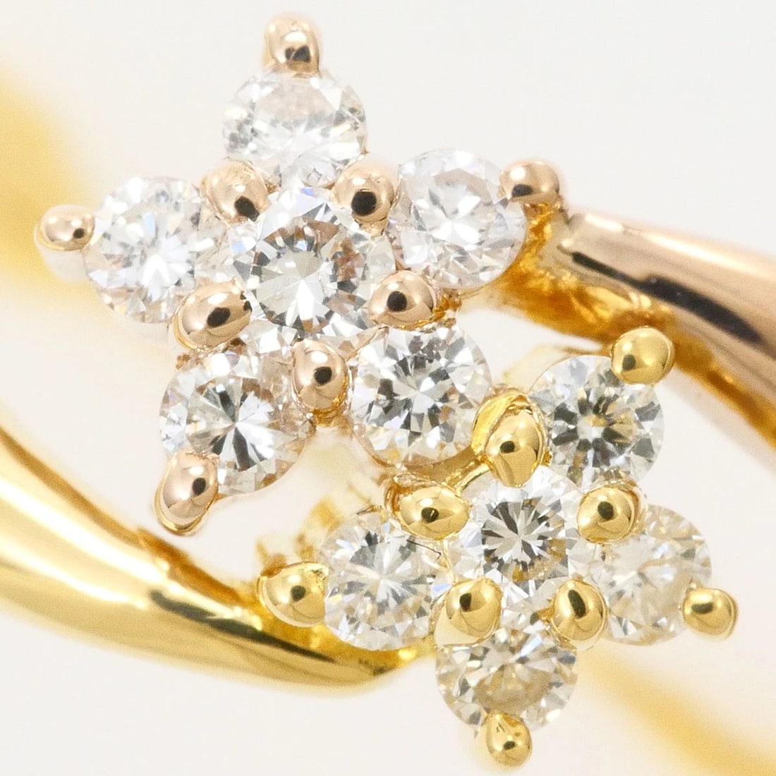 K18 GOLD RING DIAMOND - 2