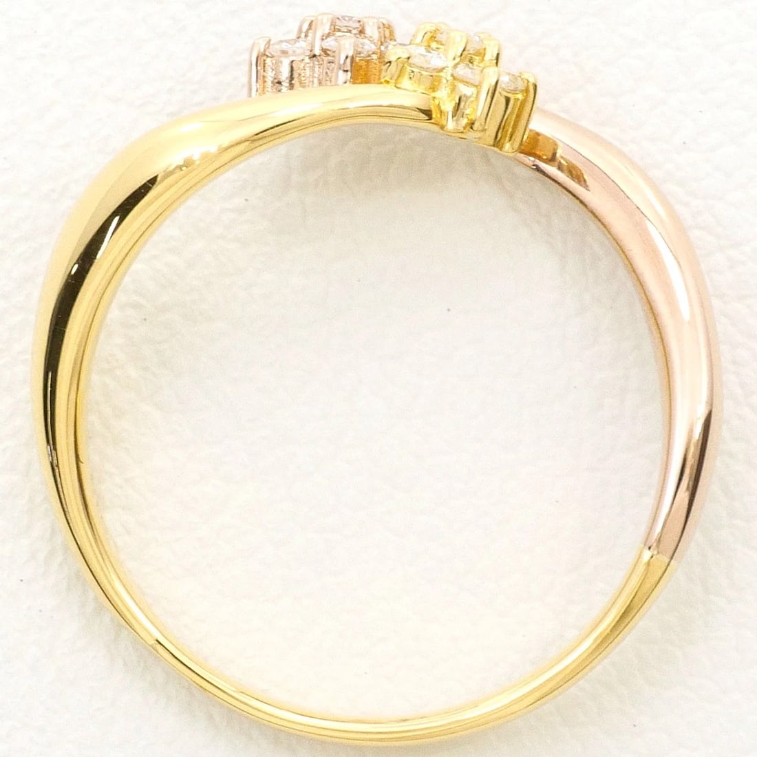 K18 GOLD RING DIAMOND - 3