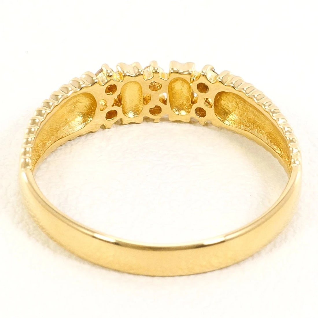 K18 GOLD RING DIAMOND - 3