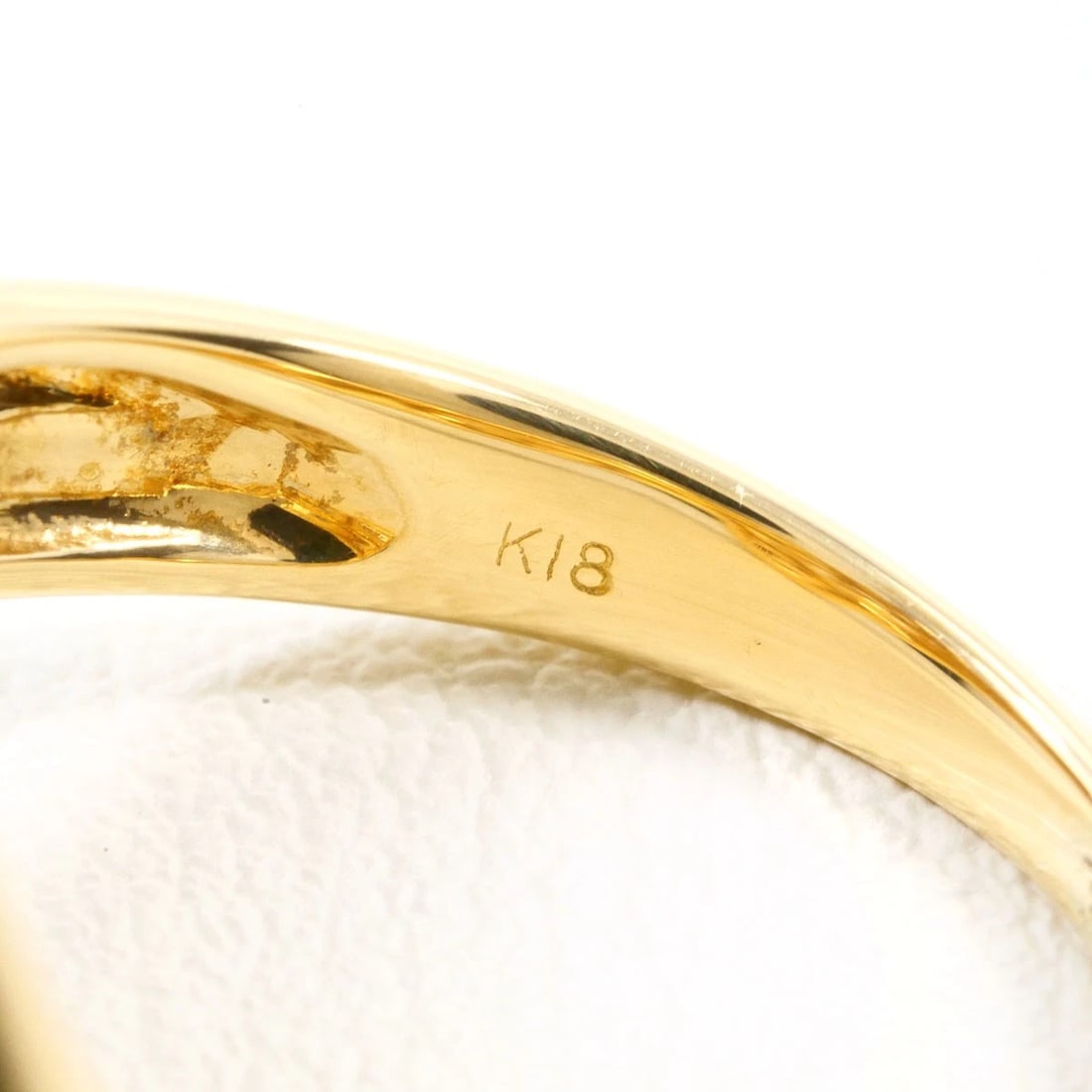 K18 GOLD RING DIAMOND - 5