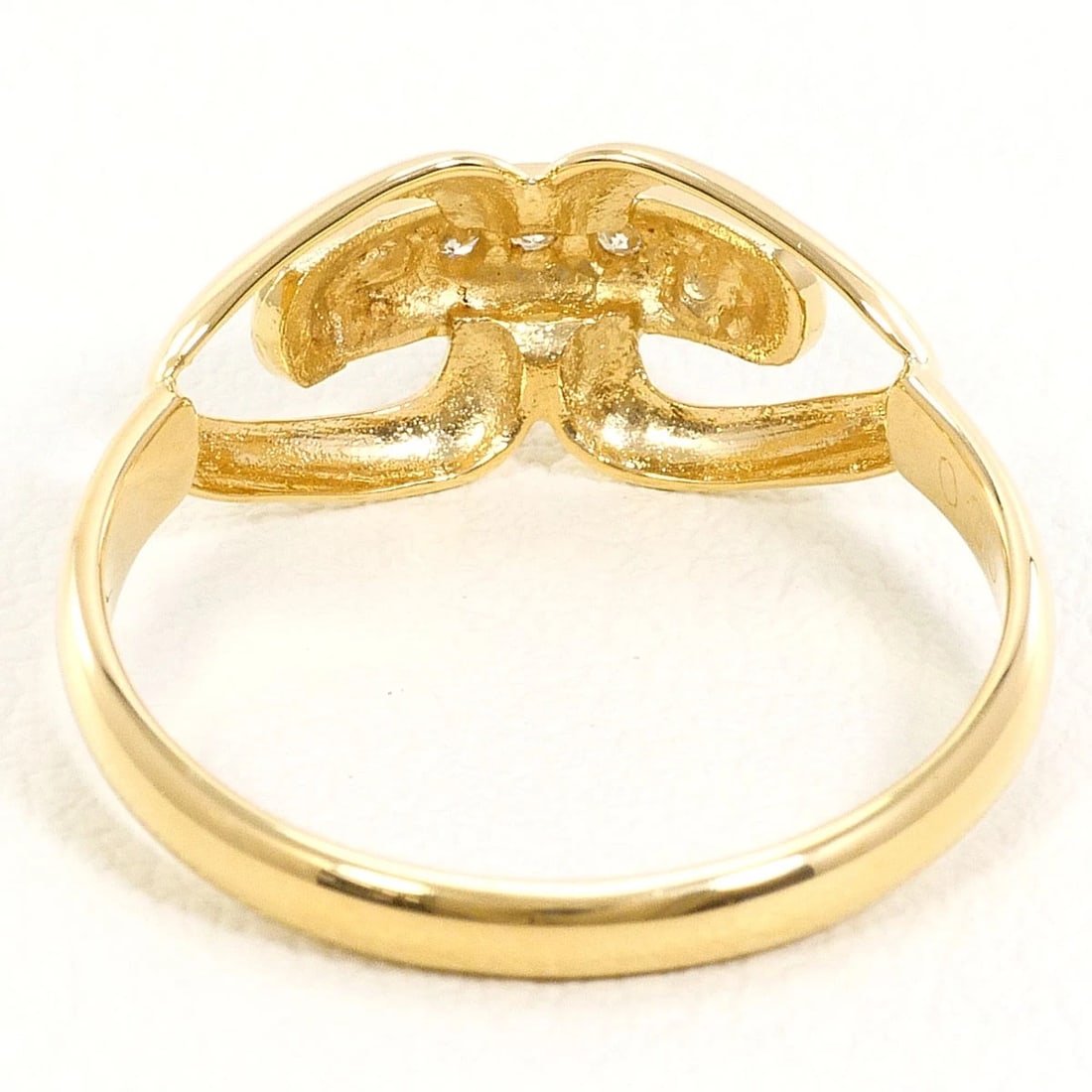 K18 GOLD RING DIAMOND - 3