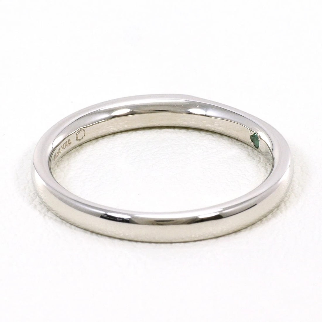 TRECENT PT950 PLATINUM RING EMERALD - 3