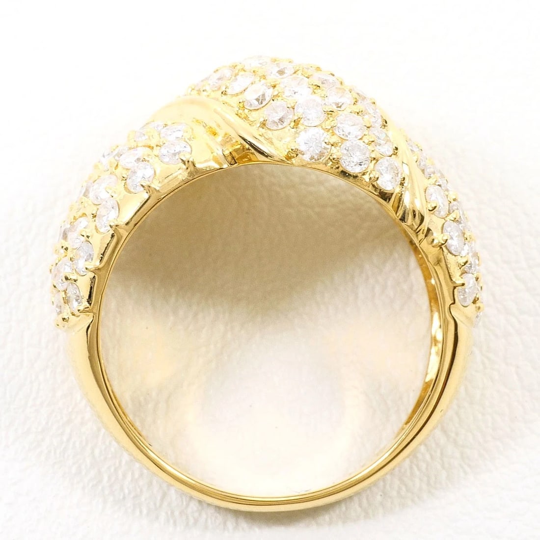 K18 GOLD RING DIAMOND - 3