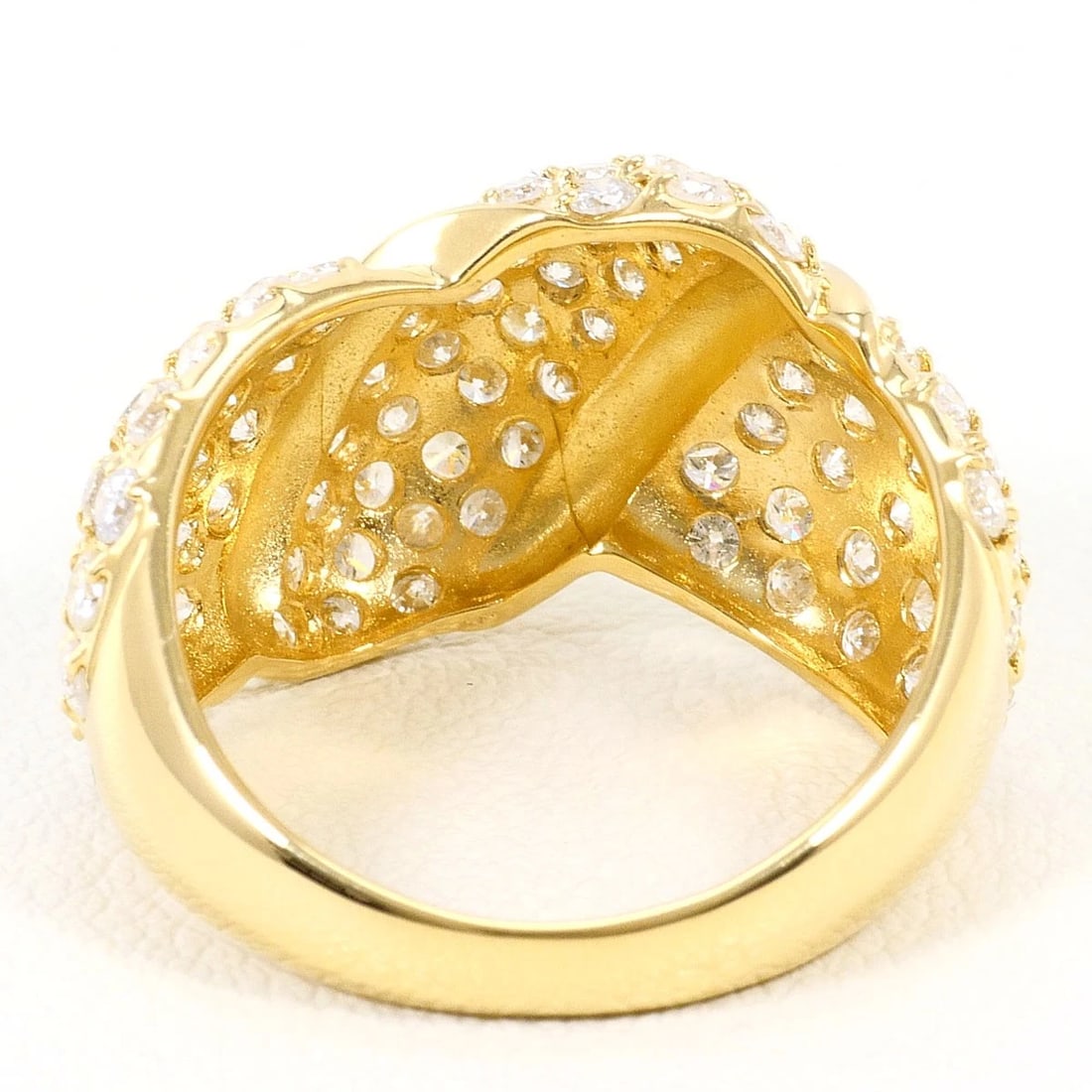 K18 GOLD RING DIAMOND - 4