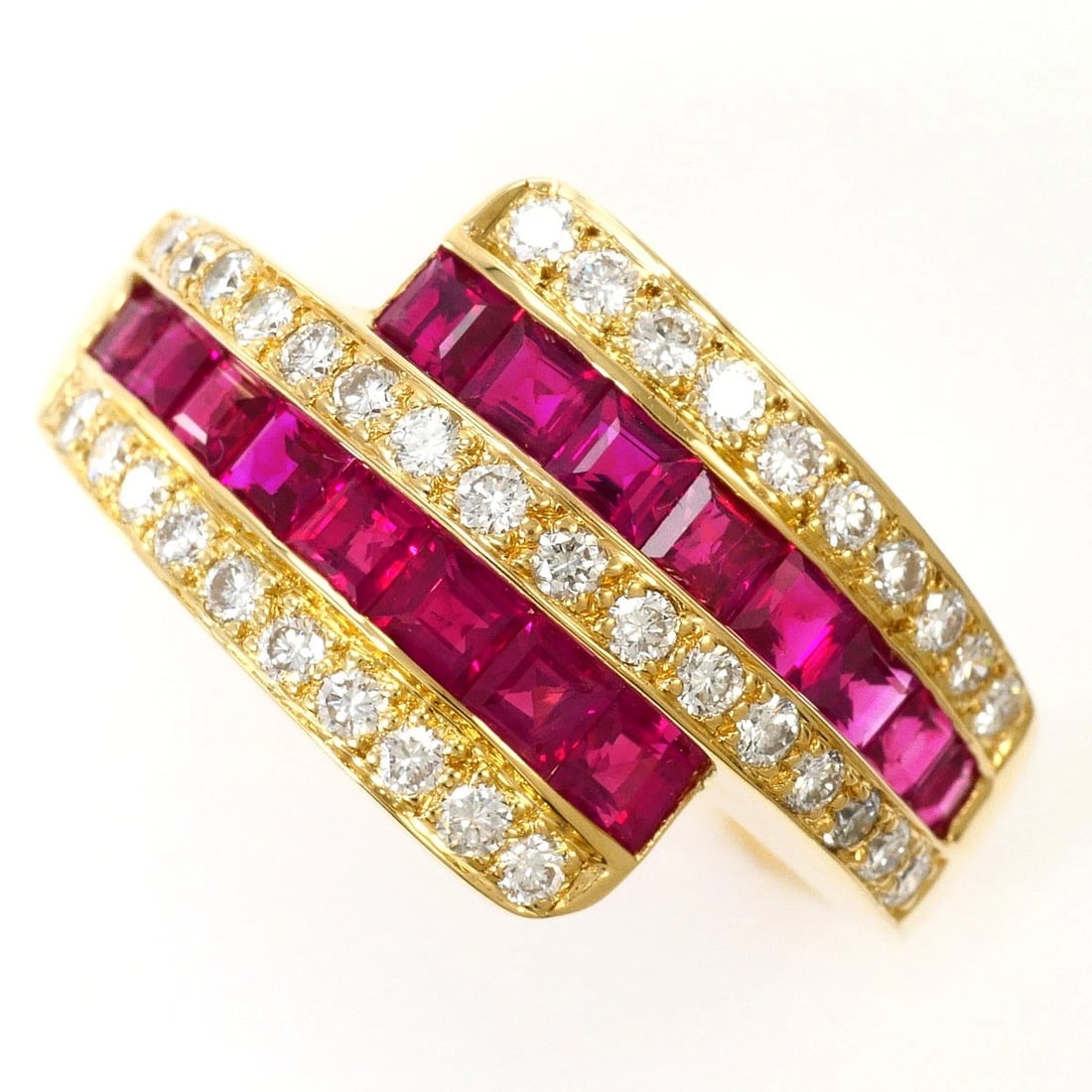 K18 GOLD RING RUBY: K18 gold Ring Ruby Brand: No Brand Type/Style: Ring Material: PT900/PlatinumPT850/Platinum, Main Stone Natural Color: PT Size: Top size?H:about19?W:about5mm(Top and Chain cannot be removed), Chain