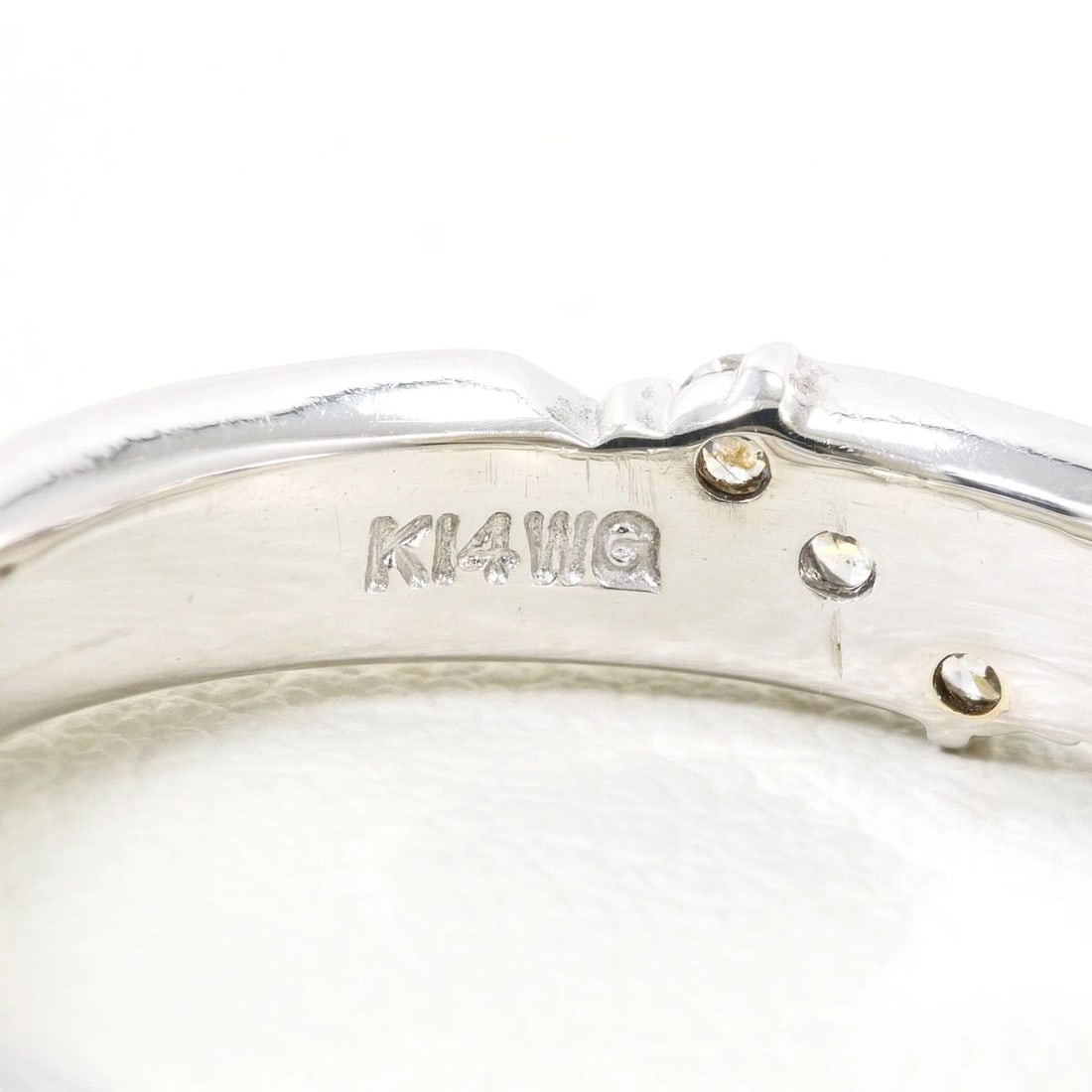 K14 GOLD RING DIAMOND - 3