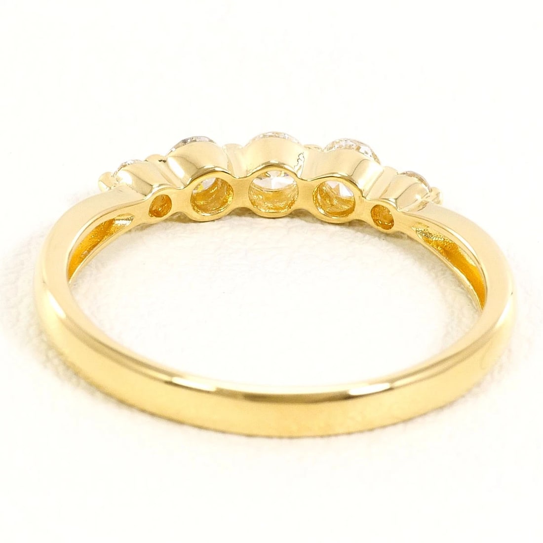 K18 GOLD RING DIAMOND - 3
