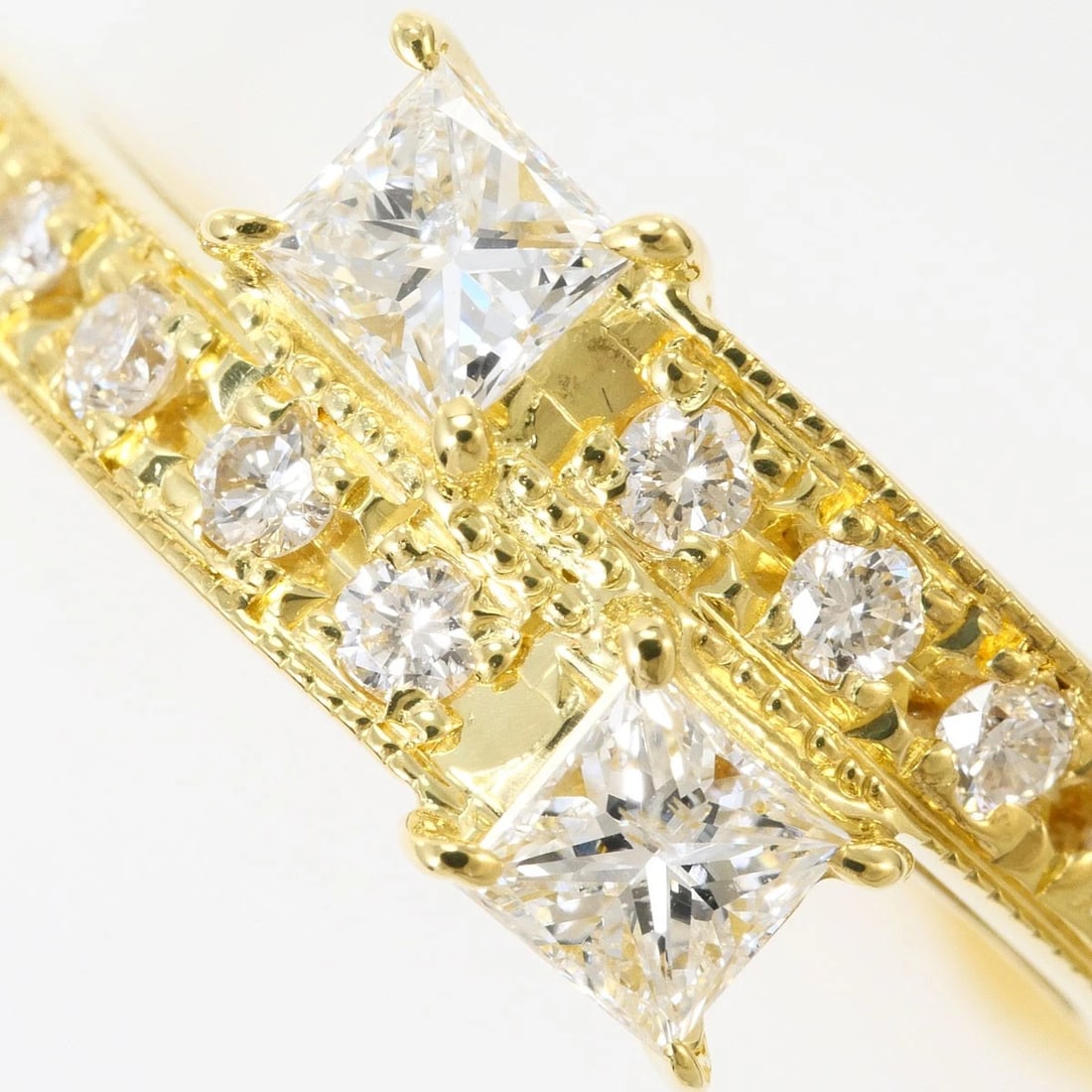 K18 GOLD RING DIAMOND - 2