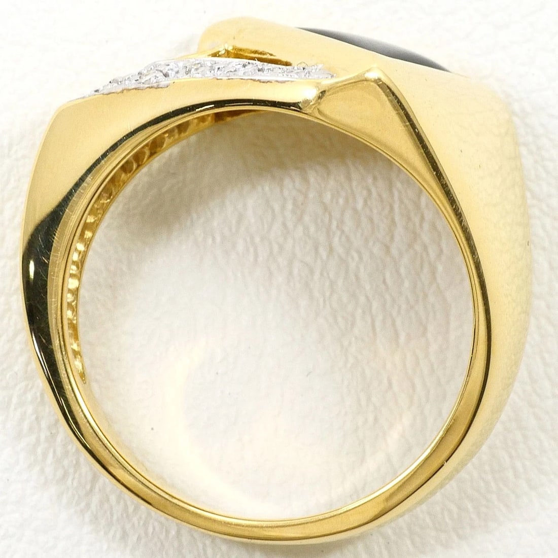 K18 GOLD RING ONYX - 3