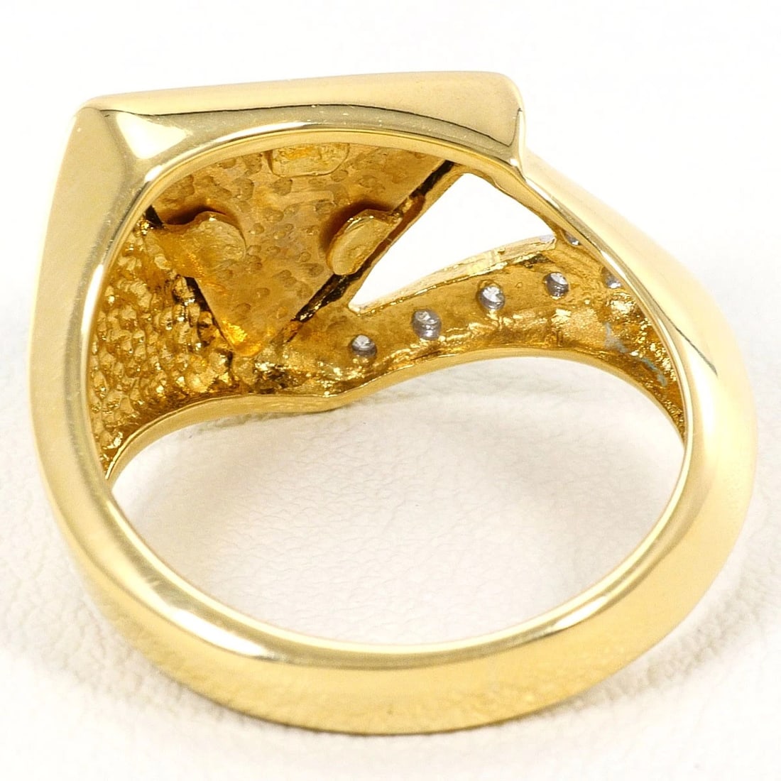 K18 GOLD RING ONYX - 4