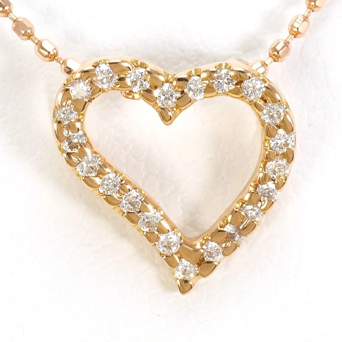 FOLLI FOLLIE K18 GOLD NECKLACE DIAMOND: Folli Follie K18 gold Necklace Diamond Brand: Folli Follie Type/Style: Necklace Material: K18/Pink Gold, Main Stone Natural Color: Pink Gold Size: Top size?H:about10?W:about10mm(Top and chain are