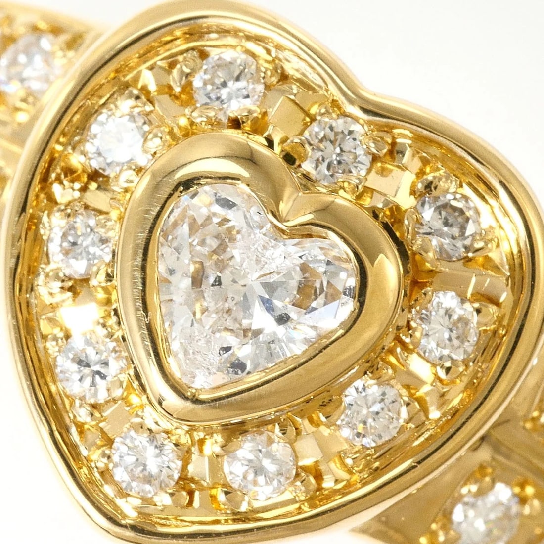K18 GOLD RING DIAMOND: K18 gold Ring Diamond Brand: No Brand Type/Style: Ring Material: K18, Main Stone Natural Color: None Size: US 7 3/4 Accessories: None Accessories Notice: When purchasing pre-owned goods, please refer