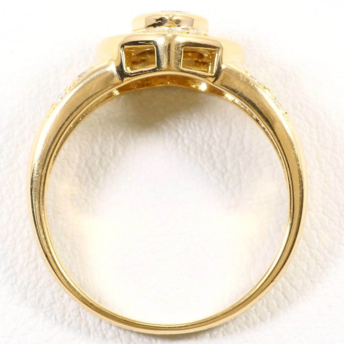K18 GOLD RING DIAMOND - 2