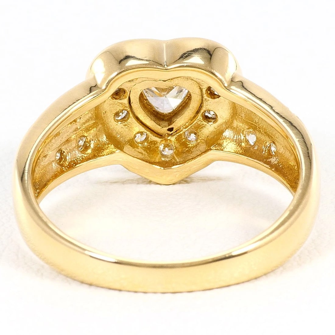 K18 GOLD RING DIAMOND - 3