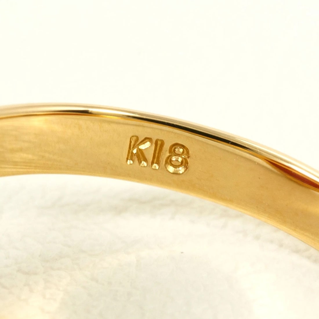 K18 GOLD RING CORAL - 4