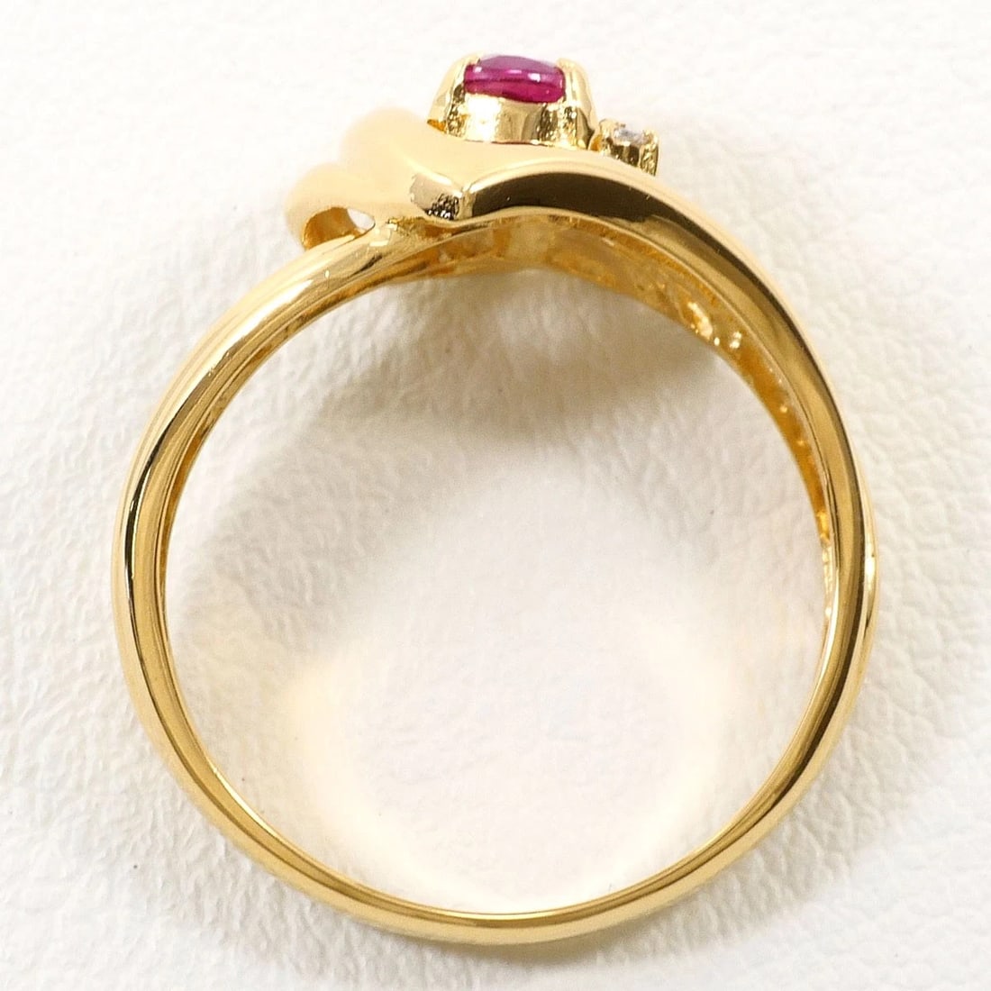 K18 GOLD RING RUBY - 3