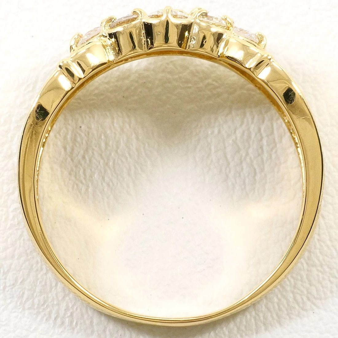 K18 GOLD RING DIAMOND - 3