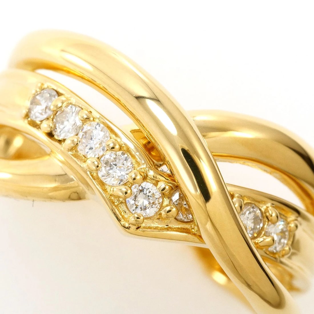 K18 GOLD RING DIAMOND - 2