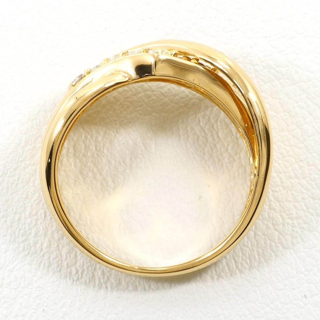 K18 GOLD RING DIAMOND - 3