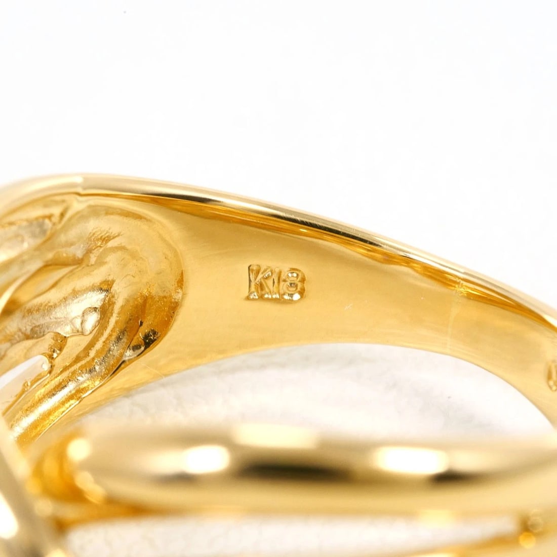 K18 GOLD RING DIAMOND - 5
