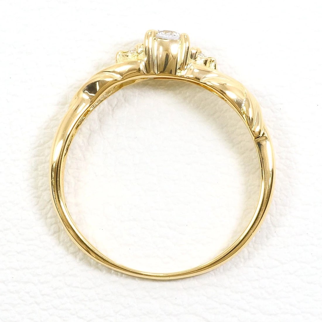 K18 GOLD RING DIAMOND - 2