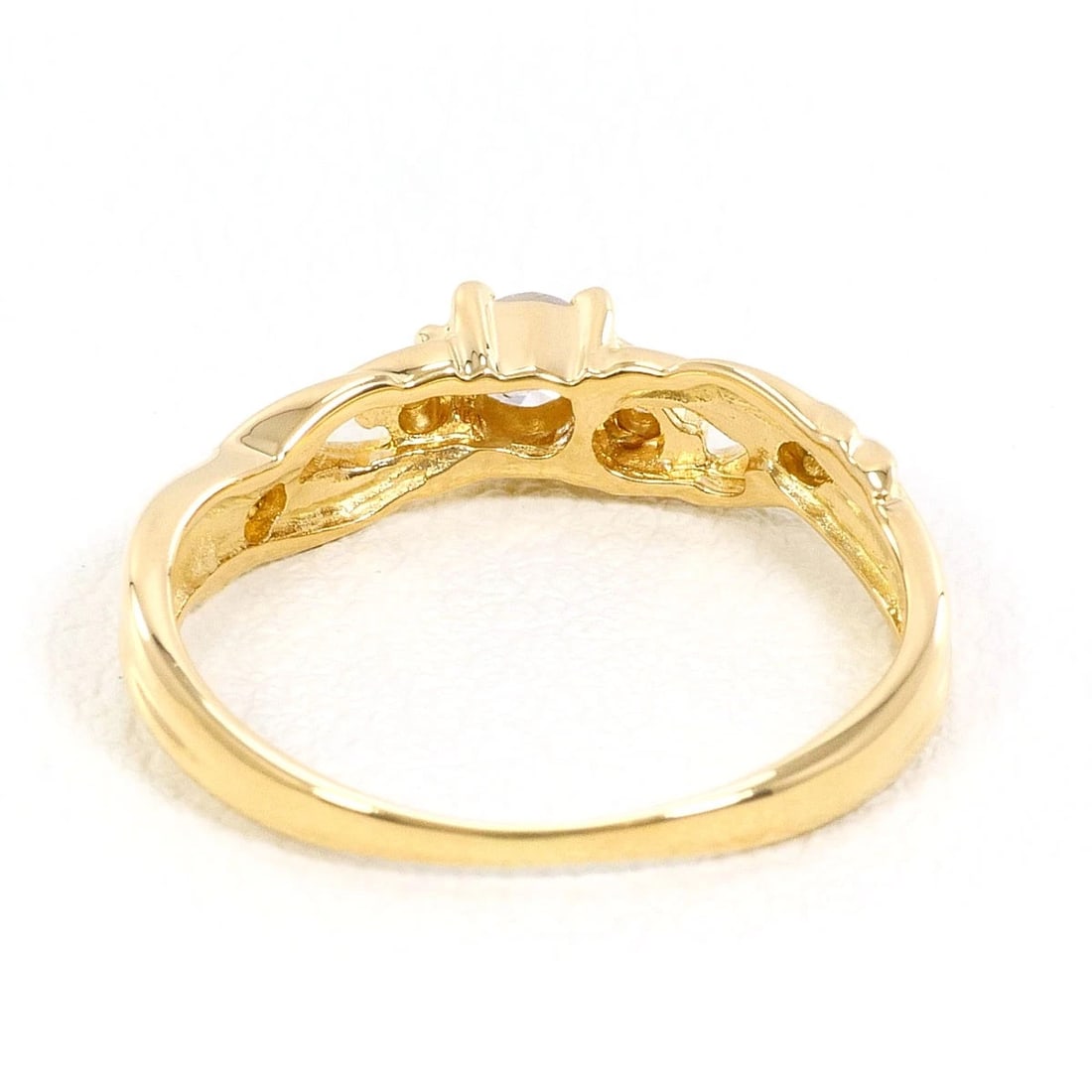 K18 GOLD RING DIAMOND - 3