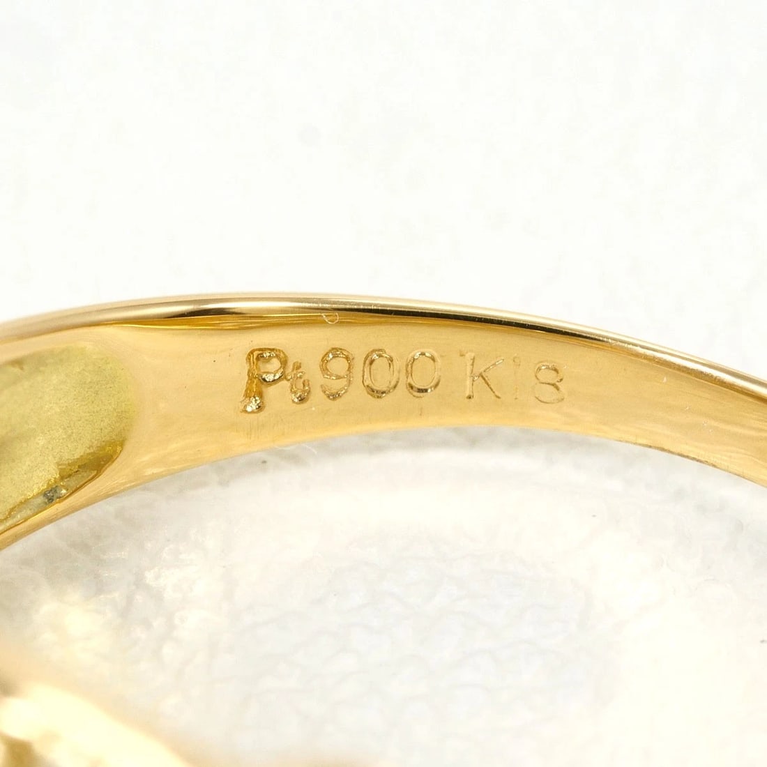 PT900 K18 RING DIAMOND - 4