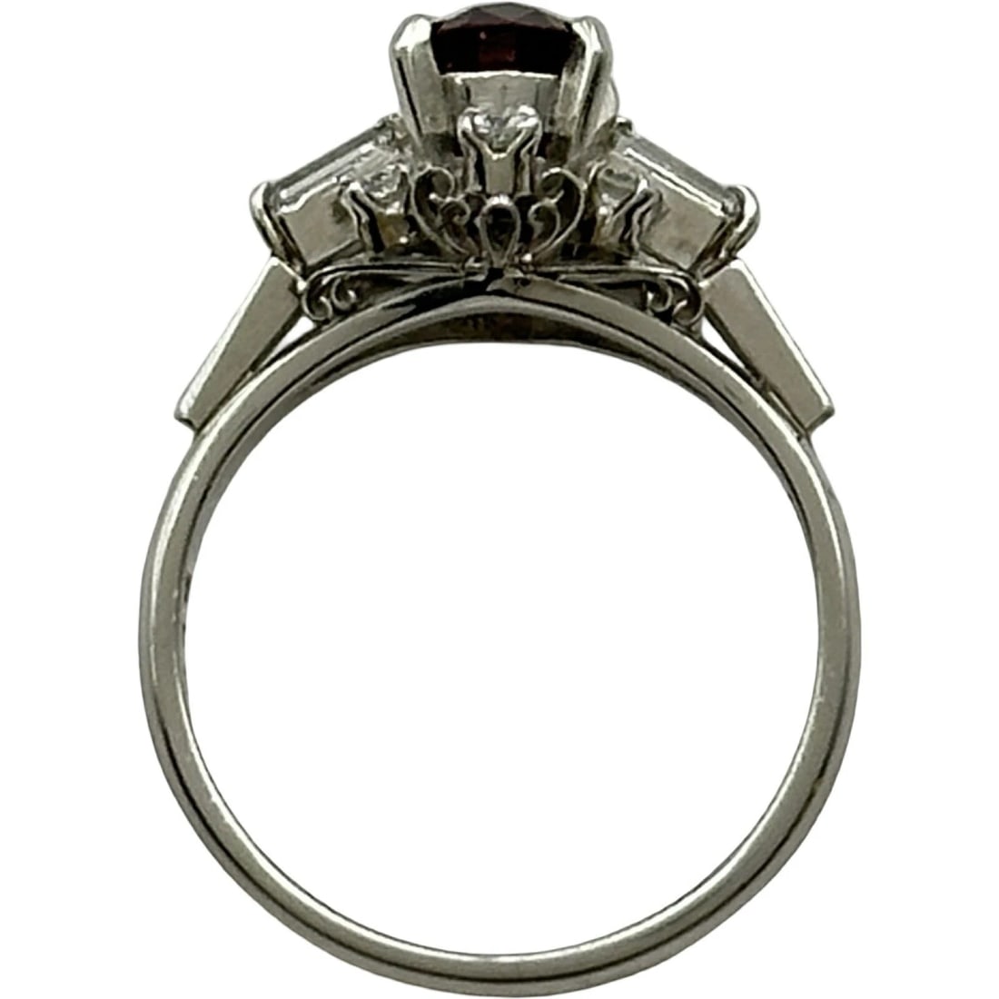 RUBY RING PLATINUM PT900 RUBY JEWELRY - 3
