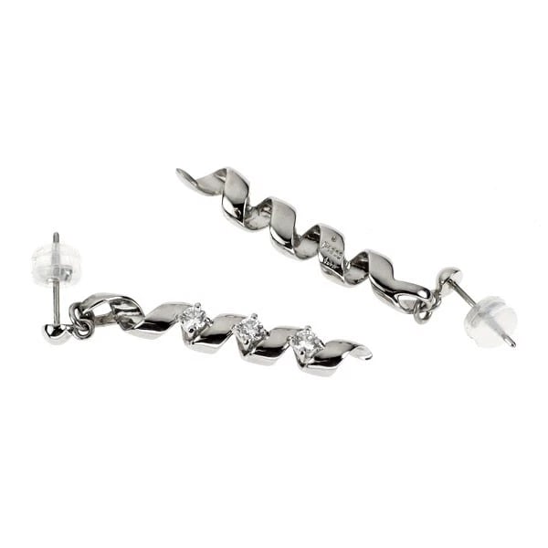 PT900 DIAMOND EARRING - 2