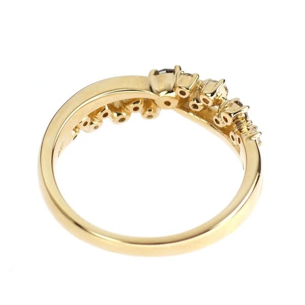 K18YG DIAMOND RING - 2