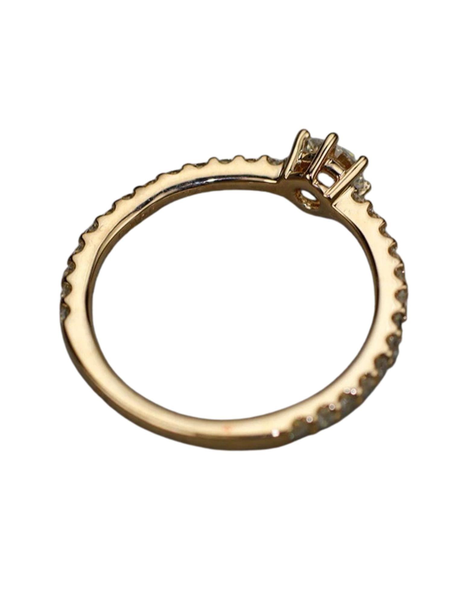 K18PG DIAMOND RING - 3