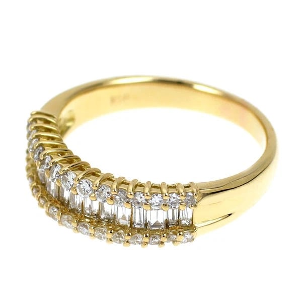 K18YG DIAMOND RING - 2