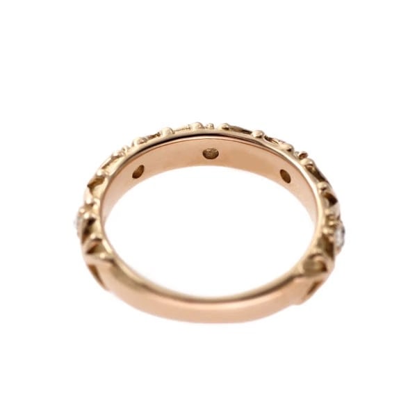K18PG ROSE CUT DIAMOND RING - 2
