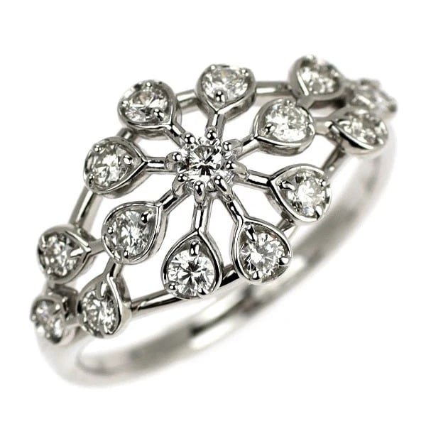 PT900 DIAMOND RING: Pt900 diamond ring Brand: None Type/Style: rings Material: Pt900, Main Stone Natural Color: None Size: 6 US Accessories: None Accessories Notice: When purchasing pre-owned goods, please refer to the