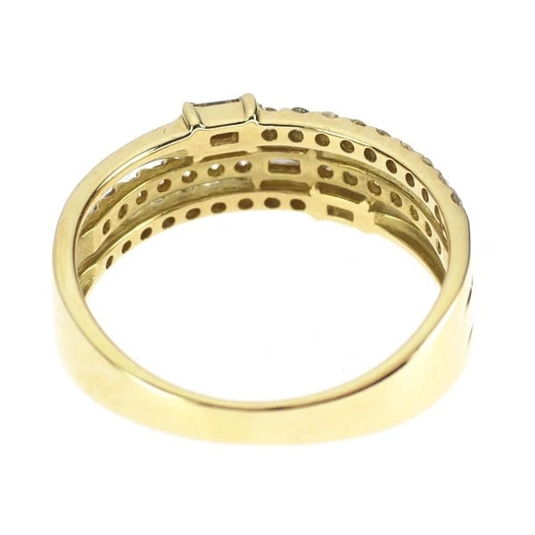 K18YG DIAMOND RING - 2