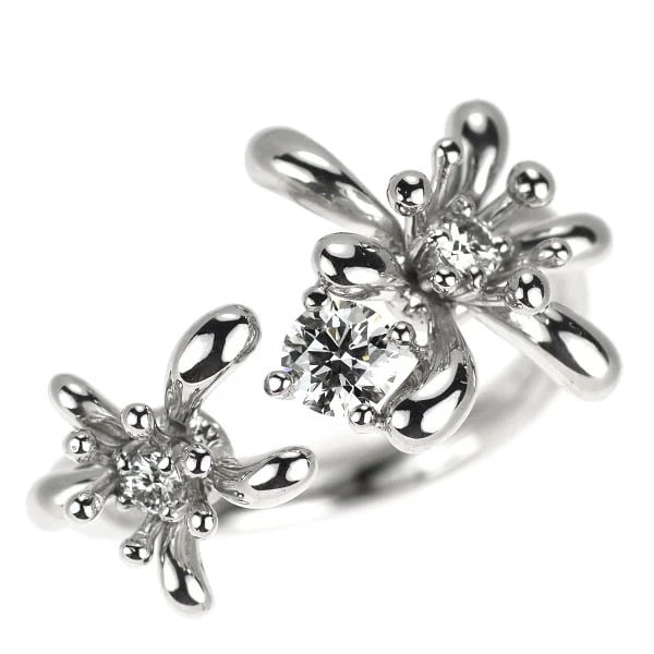 PT900 DIAMOND RING: Pt900 diamond ring Brand: None Type/Style: rings Material: Pt900, Main Stone Natural Color: None Size: 6.25 - 6.5 US Accessories: None Accessories Notice: When purchasing pre-owned goods, please