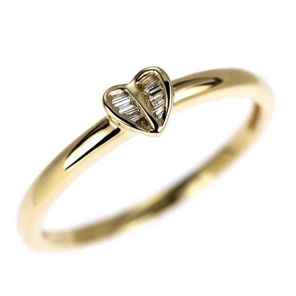 K18YG DIAMOND RING: K18YG diamond ring Brand: None Type/Style: rings Material: K18YG, Main Stone Natural Color: YG Size: 6.25 - 6.5 US Accessories: None Accessories Notice: When purchasing pre-owned goods, please refer