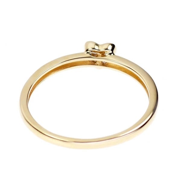 K18YG DIAMOND RING - 2